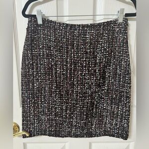 NWT Calvin Klein Tweed Mini Skirt - Black, White, Red